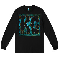 Black king gizzard Long Sleeve Tee - linhVisuals