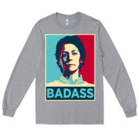 Heather Grey carol peletier badass the walking dead Long Sleeve Tee - linhVisuals
