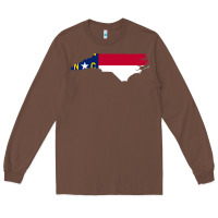 Chestnut flag north carolina tshirt Long Sleeve Tee - linhVisuals