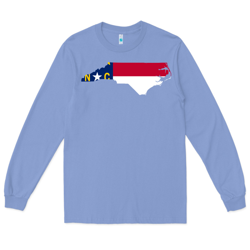 Flag North Carolina Tshirt Long Sleeve Tee by linhVisuals | Teevron