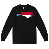 Black flag north carolina tshirt Long Sleeve Tee - linhVisuals