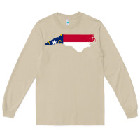 Mushroom flag north carolina tshirt Long Sleeve Tee - linhVisuals