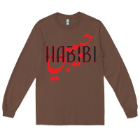Chestnut yallah habibi Long Sleeve Tee - linhVisuals