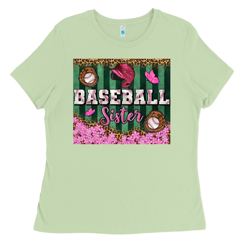 Baseball Sister Tumbler Ladies Tee by BundleAndBundleShop | Teevron