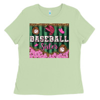 Matcha baseball sister tumbler Ladies Tee - BundleAndBundleShop