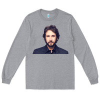 Heather Grey JOSH GROBAN Long Sleeve Tee - linhVisuals
