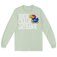 Matcha rock chalk jayhawk ku tshirt Long Sleeve Tee - linhVisuals