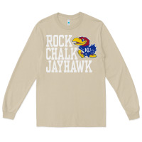 Mushroom rock chalk jayhawk ku tshirt Long Sleeve Tee - linhVisuals