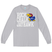 Moon Dust rock chalk jayhawk ku tshirt Long Sleeve Tee - linhVisuals