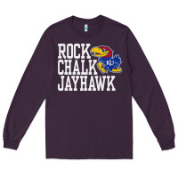 Rock Chalk Jayhawk Ku Tshirt Long Sleeve Tee | Teevron