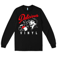 Black delicious vinyl Long Sleeve Tee - linhVisuals