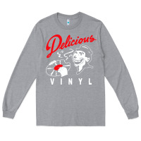 Heather Grey delicious vinyl Long Sleeve Tee - linhVisuals