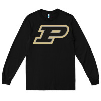 Black Purdue Boilermakers, Gear Long Sleeve Tee - linhVisuals
