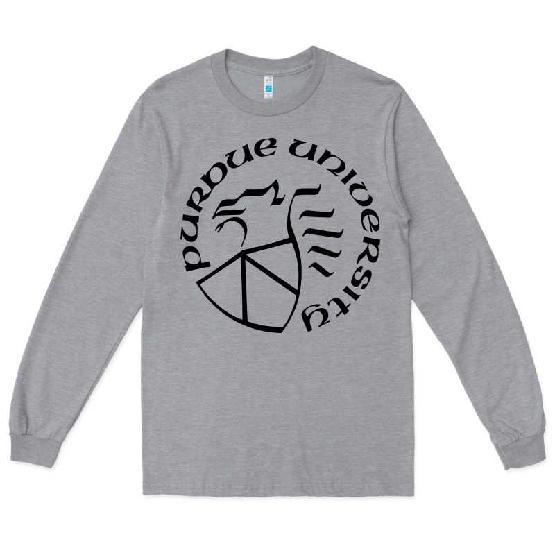 Purdue University Seal Apparel Long Sleeve Tee by linhVisuals | Teevron