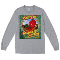 Heather Grey waiting for columbus - little feat Long Sleeve Tee - linhVisuals