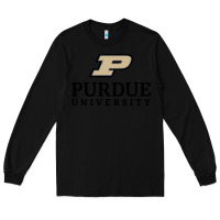 Black Purdue University, Apparel Long Sleeve Tee - linhVisuals