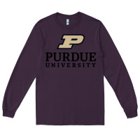 Plum Purdue University, Apparel Long Sleeve Tee - linhVisuals