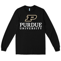 Black Purdue University, Apparel Long Sleeve Tee - linhVisuals
