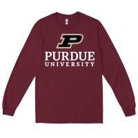 Burgundy Purdue University, Apparel Long Sleeve Tee - linhVisuals