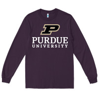 Plum Purdue University, Apparel Long Sleeve Tee - linhVisuals
