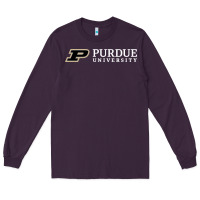 Plum Purdue University, Apparel Long Sleeve Tee - linhVisuals