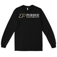 Black Purdue University, Apparel Long Sleeve Tee - linhVisuals