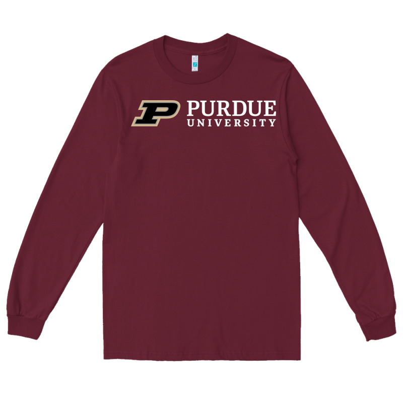 Purdue University, Apparel Long Sleeve Tee by linhVisuals | Teevron
