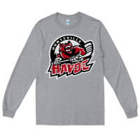 Heather Grey huntsville havoc Long Sleeve Tee - linhVisuals