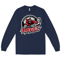 Navy huntsville havoc Long Sleeve Tee - linhVisuals