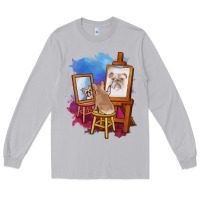 Moon Dust french bulldog painting bulldog artist art animals graphic long sleeve Long Sleeve Tee - linhVisuals