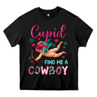 Black cupid find me a cowboy Heavy Core Tee - OliviaCreatesArt