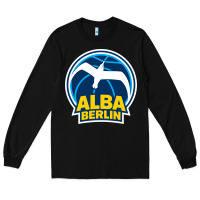 Black berlin albatrosse #ffce00 alba berlin, berlin, germany,  bg charlotten Long Sleeve Tee - linhVisuals