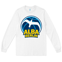 White berlin albatrosse #ffce00 alba berlin, berlin, germany,  bg charlotten Long Sleeve Tee - linhVisuals