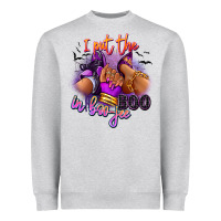 Heather Grey I put the boo in boo-jee sneaker and heel Heavyweight Sweatshirt - RanaPortraitStore