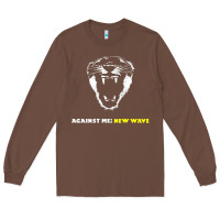 Chestnut Against Me! Long Sleeve Tee - linhVisuals