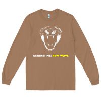 Toasted Coconut Against Me! Long Sleeve Tee - linhVisuals