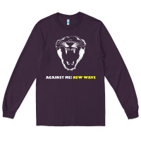 Plum Against Me! Long Sleeve Tee - linhVisuals