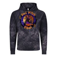 Cloud Black bad witch vibes Vintage Hoodie - SublimationCraftShop