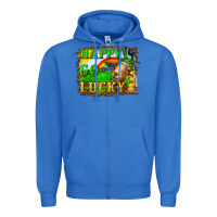 True Royal happy go lucky goat Zipper Hoodie - RanaPortraitStore