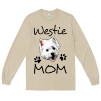 Westie Mom Dog Mama West Highland Terrier Dog Long Sleeve Tee | Teevron