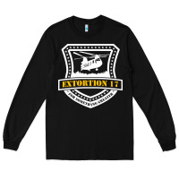 Black Extortion 17 seals team six Long Sleeve Tee - linhVisuals