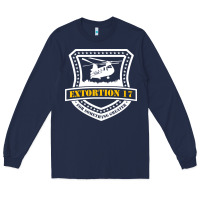 Navy Extortion 17 seals team six Long Sleeve Tee - linhVisuals