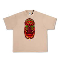 Burro african masks 3 Urban Heavy Tee - BundleAndBundleShop