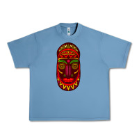 Pebble Blue african masks 3 Urban Heavy Tee - BundleAndBundleShop