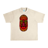 Sandshell african masks 3 Urban Heavy Tee - BundleAndBundleShop
