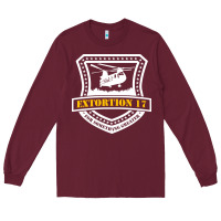 Burgundy Extortion 17 seals team six Long Sleeve Tee - linhVisuals