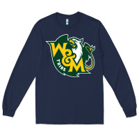 Navy william & mary tribe Long Sleeve Tee - linhVisuals