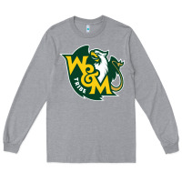 Heather Grey william & mary tribe Long Sleeve Tee - linhVisuals