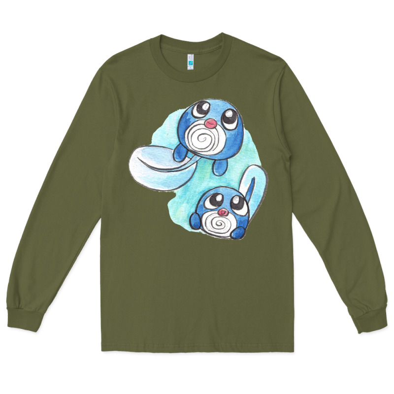 Poliwag Watercolor Long Sleeve Tee by linhVisuals | Teevron
