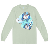 Matcha poliwag watercolor Long Sleeve Tee - linhVisuals